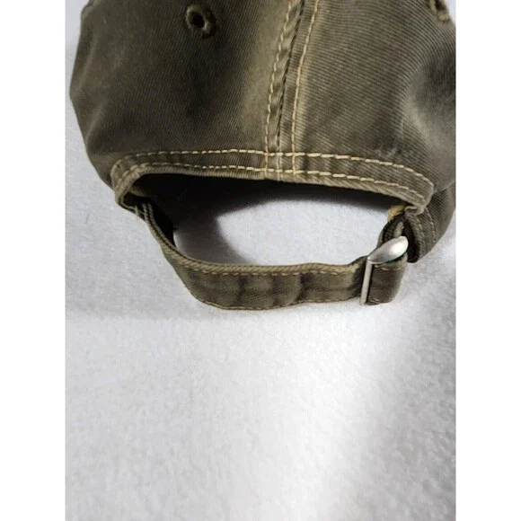 jimi hendrix Army Green embroidered Signature & Photo Cotton ball cap Adjustable - Picture 6 of 7